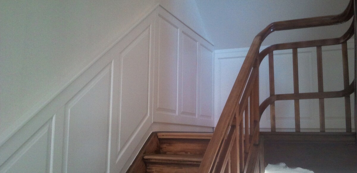 Wandverkleidung im Treppenhaus in Lünen